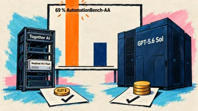 Together AI serves DeepSeek V4.1 Flash and says it is three times cheaper per task than GPT-5.6 Sol, Perplexity opens its Agent API to custom connectors