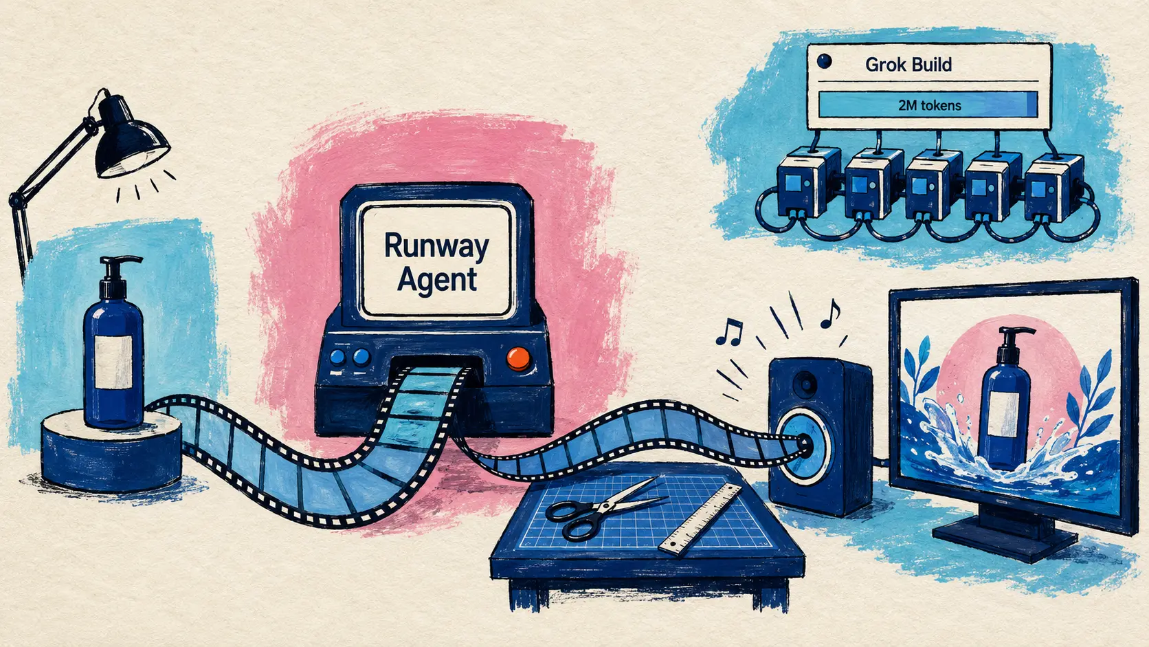 Runway Agent, Grok Build CLI, ChatGPT Personal Finance, Copilot App Desktop and 2028 AI competition scenarios