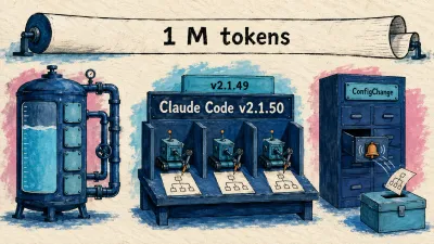 Claude Code v2.1.50 brings worktree hooks and 6 memory fixes, Copilot remembers repository conventions