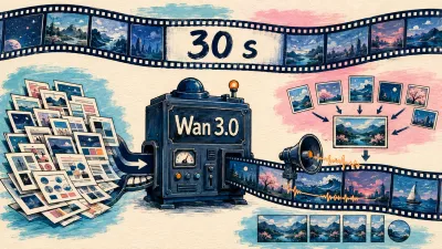 Wan 3.0 generates 30 seconds in one pass, NVIDIA measures peaks at 30x work per watt, Mistral signs with HUMAIN