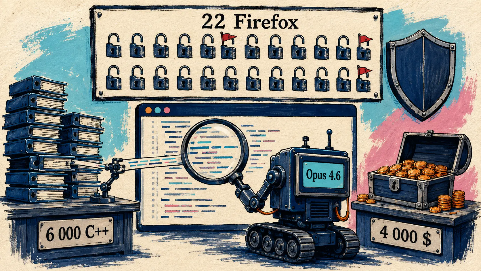 Opus 4.6 finds 22 Firefox flaws, Codex Security detects 14 CVEs, Kling 3.0 launches Motion Control